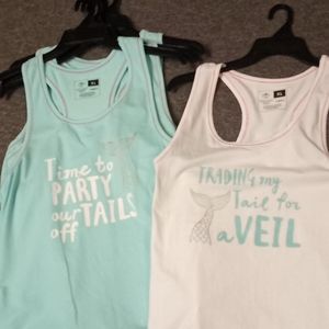 Bride and bride maids tank tops for some sun and fun!!